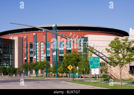 Das Pepsi Center in Denver, Colorado, USA. Stockfoto