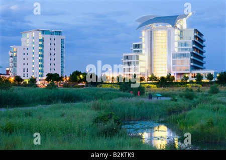 Feuchtgebiete Cardiff Bay Stockfoto