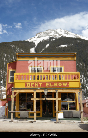 Berüchtigten Blair Street in Silverton Colorado USA Stockfoto