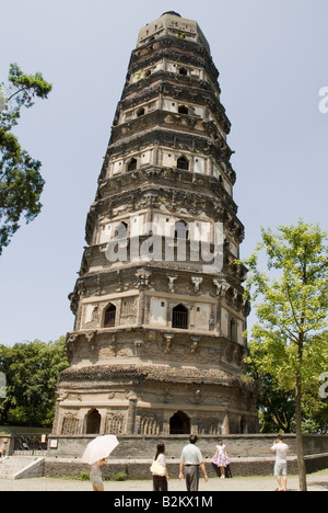 China, Suzhou, Yunyan Pagode, Tiger Hill Stockfoto