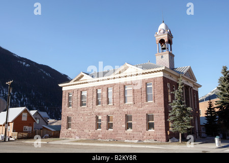 Rathaus in Silverton Colorado USA Stockfoto