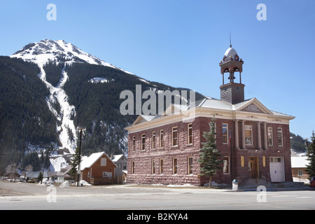 Rathaus in Silverton Colorado USA Stockfoto