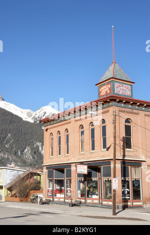 Green Street in Silverton Colorado USA Stockfoto