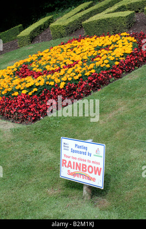 ORDENTLICHE BETTEN IN TIVERTON DEVON DIE ALPHABETISIERUNG HAUPTSTADT DER SÜD-WEST Stockfoto