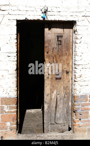 Alte Tür in Mexiko Stockfoto