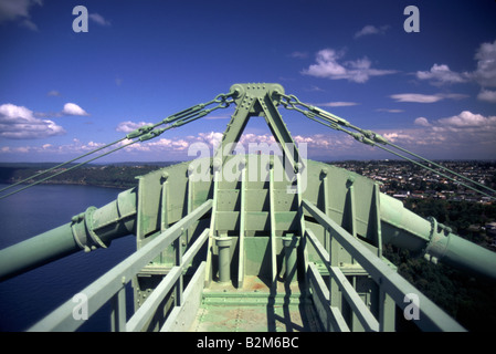 Zusätzlich zu den Narrows Bridge Puget Sound Tacoma Washington USA Stockfoto