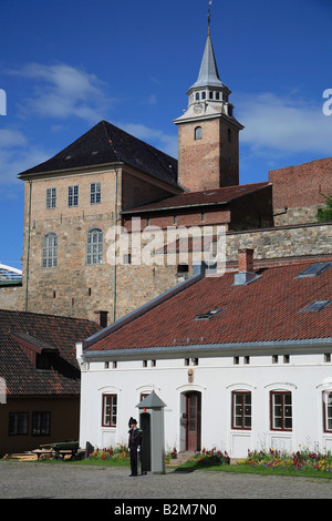 Norwegen Oslo Akershus Schloss-Festung Stockfoto