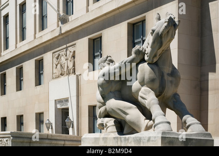 Man Controlling Trade, Federal Trade Commission Stockfoto