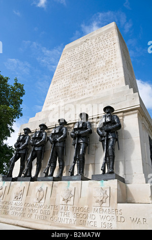 Fuß-Wachen-Denkmal in Whitehall, London Vereinigtes Königreich Stockfoto