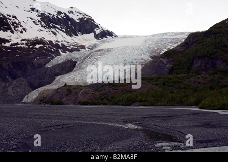 Exit-Gletscher, Harding Eisfeld, Alaska Stockfoto