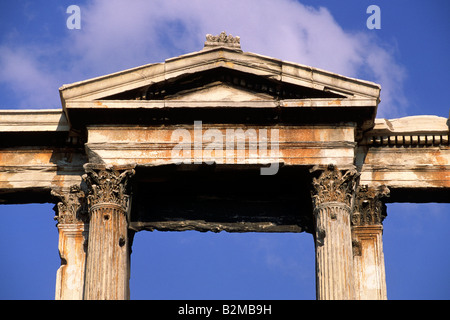 Griechenland, Athen, das Hadrianstor Stockfoto