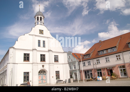 Wolgast City Hall (Rathaus) Mecklenburg Western Pomerania, Deutschland Stockfoto