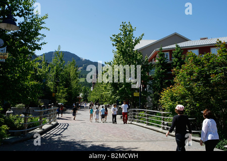 Whistler Village nach Hause von den Olympischen Spielen 2010 Stockfoto