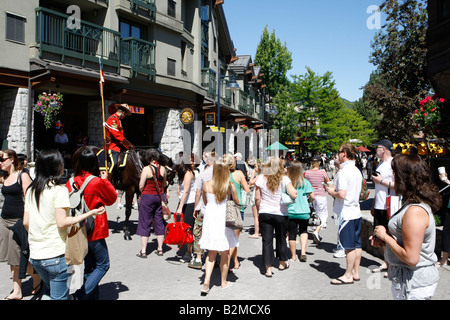 Whistler Village nach Hause von den Olympischen Spielen 2010 Stockfoto