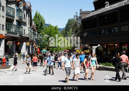 Whistler Village nach Hause von den Olympischen Spielen 2010 Stockfoto