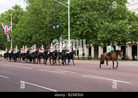 Horse Guards Trab Mall, Whitehall, London Stockfoto
