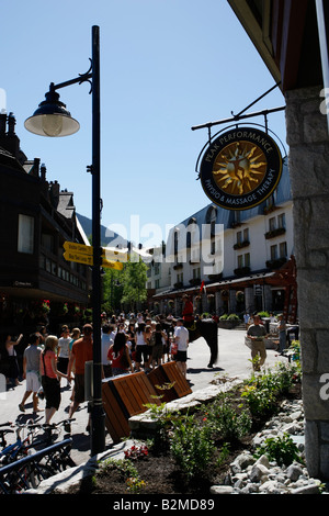 Whistler Village nach Hause von den Olympischen Spielen 2010 Stockfoto