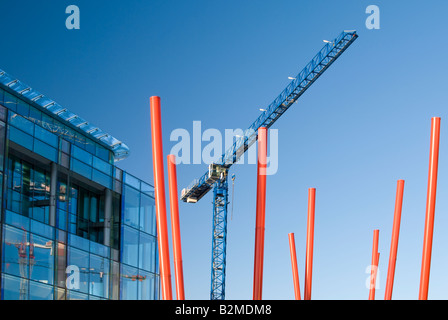 Moderne Architektur und Konstruktion an Dublin s Grand Canal Docks Area Stockfoto