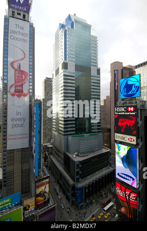 Morgan Stanley Building, Times Square in New York city Stockfoto