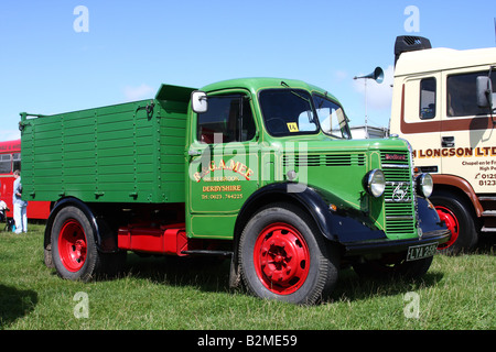 Ein Jahrgang Bedford LKW bei der Cromford Steam Engine Rallye 2008. Stockfoto