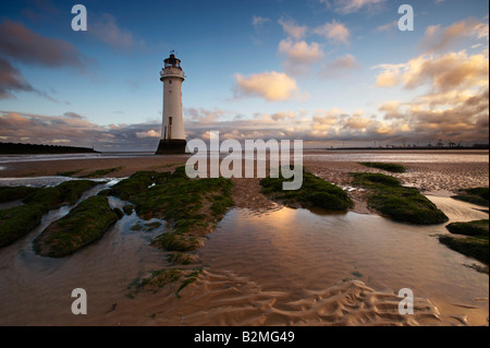 Fort Perch Leuchtturm New Brighton UK Stockfoto