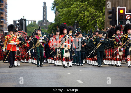 Edinburgh Festivals Kavalkade 2008 am Princes Street, Edinburgh Stockfoto