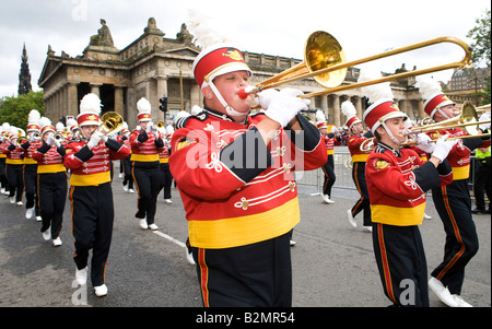 Edinburgh Festivals Kavalkade 2008 am Princes Street, Edinburgh Stockfoto