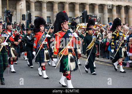 Edinburgh Festivals Kavalkade 2008 am Princes Street, Edinburgh Stockfoto