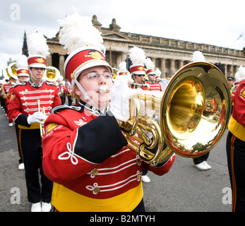 Edinburgh Festivals Kavalkade 2008 am Princes Street, Edinburgh Stockfoto