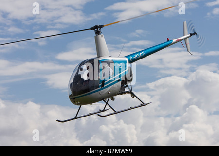 Robinson R22 Beta Hubschrauber registriert G BSGF Stockfoto