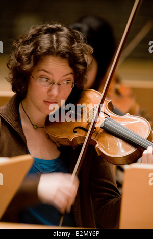 Orchester des Konservatoriums Robert Schumann Stockfoto