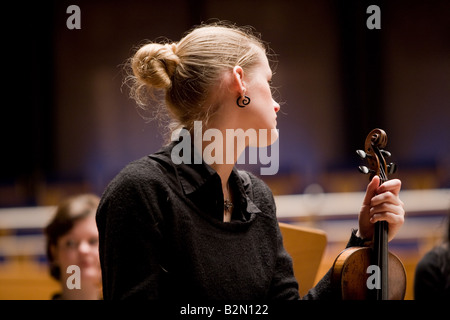 Orchester des Konservatoriums Robert Schumann Stockfoto