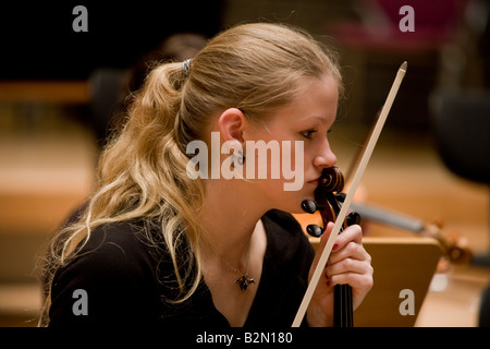 Orchester des Konservatoriums Robert Schumann Stockfoto