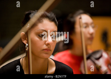 Orchester des Konservatoriums Robert Schumann Stockfoto