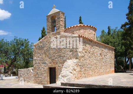 Agios Nikolaos, Kreta, Griechenland. Kirche von Agios Nikolaos Stockfoto