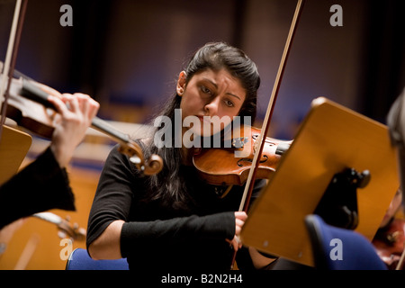 Orchester des Konservatoriums Robert Schumann Stockfoto