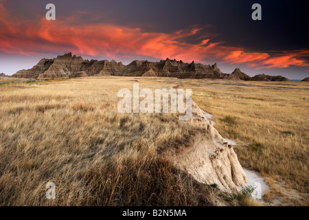 Badlands National Park South Dakota Stockfoto