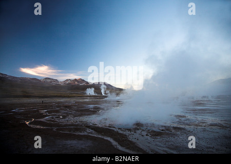 Geysire de el Tatio, in der Nähe von San Pedro de Atacama im Norden Chiles. Stockfoto