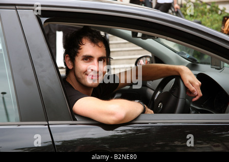 Jonny Smith, Moderator der TV show auf Channel Five Fifth Gear Stockfoto