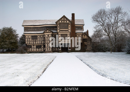 Wenig Moreton Hall Nr Congleton Cheshire UK Stockfoto