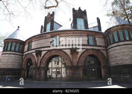 Vorderseite (Nordseite) von Alexander Hall an der Princeton University. Stockfoto