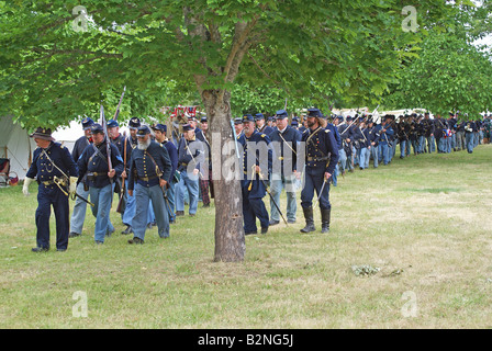 Civil War Reenactment Stockfoto