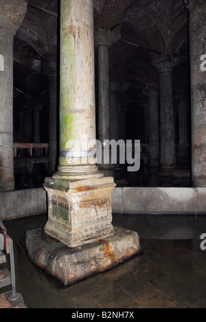 die Basilika-Zisterne in Istanbul Stockfoto
