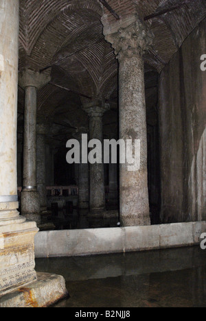 die Basilika-Zisterne in Istanbul Stockfoto