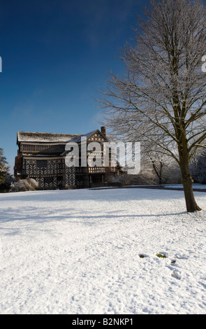 Wenig Moreton Hall Nr Congleton Cheshire UK Stockfoto