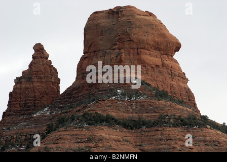 Rote Felsen umgeben Sedona Arizona Stockfoto