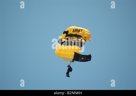 Goldene Ritter US Army Fallschirm-Team Stockfoto