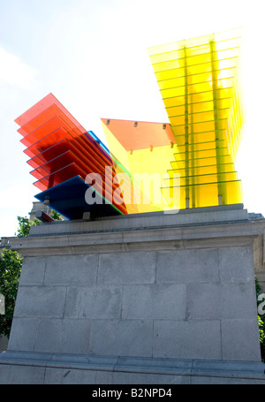 Fourth Plinth am Trafalgar Square in London Stockfoto