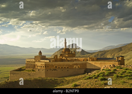 Ishak Pasa Saray, befestigten Palast, in der Nähe von Dogubeyazit Stockfoto