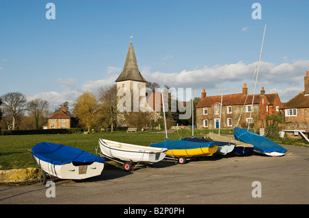 Bosham Kirche der Heiligen Dreifaltigkeit Stockfoto